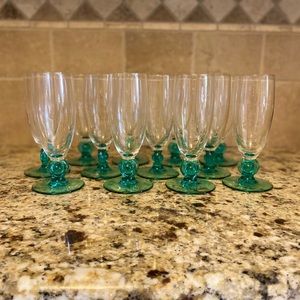 Art Deco cordial glasses